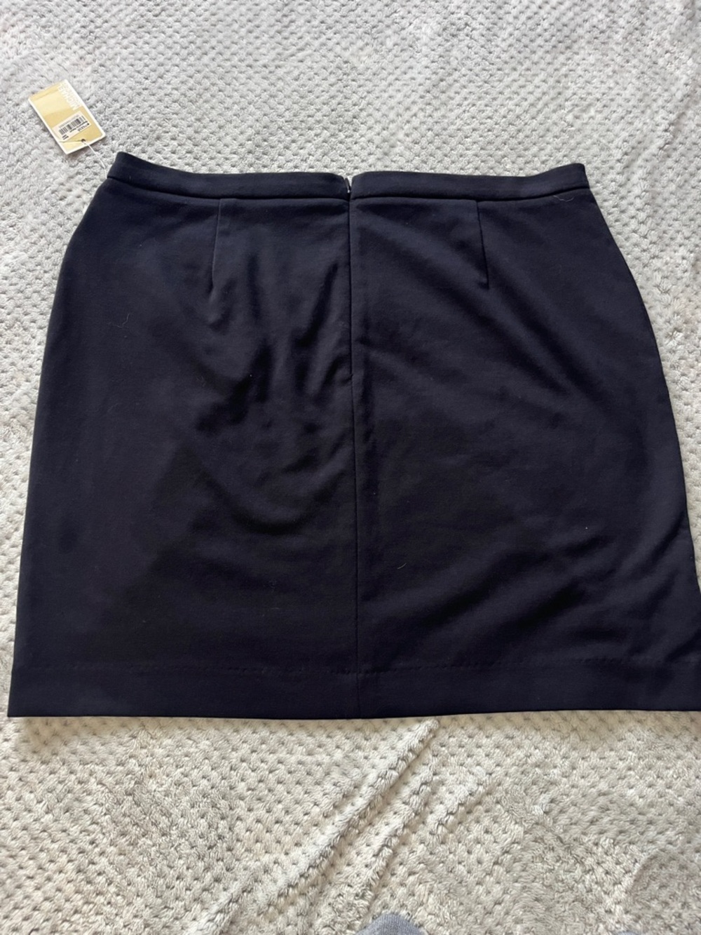 MICHAEL Michael Kors dark navy Skirt with Angled Zip Accents. NWT - Picture 3 of 3